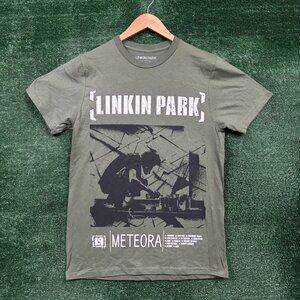 Linkin Park Meteora green T-shirt — Size Medium